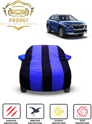 POSUKI Car Cover For Maruti Suzuki Grand Vitara (With Mirror Pockets)(Blue)
