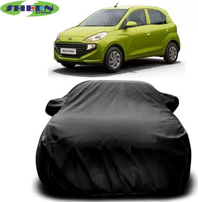 Sheen Car Cover For Maruti Suzuki Santro Xing (Without Mirror Pockets)(Black, For 2020, 2021, 2022, 2023 Models)
