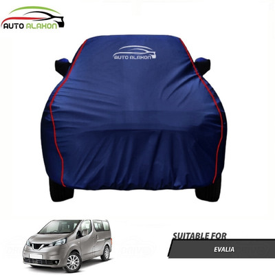 AUTO ALAXON Car Cover For Nissan Evalia (With Mirror Pockets)(Blue)