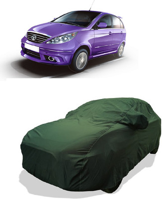 Coxtor Car Cover For Tata Indica D90 (With Mirror Pockets)(Green)