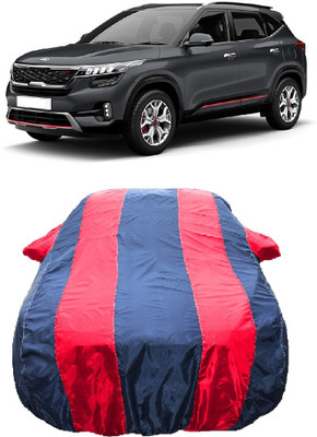 Wegather Car Cover For Kia Seltos HTK Plus D Diesel (With Mirror Pockets)(Red)