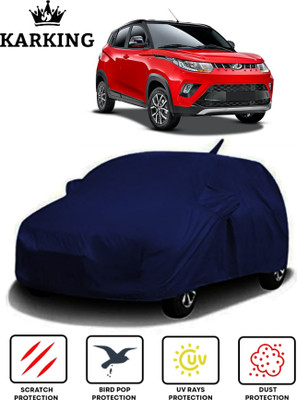 KARKING Car Cover For Mahindra KUV100, KUV100 NXT (With Mirror Pockets)(Blue)