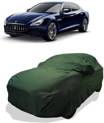QLAX Car Cover For Maruti Quattroporte GTS GranLusso Petrol (With Mirror Pockets)(Green)