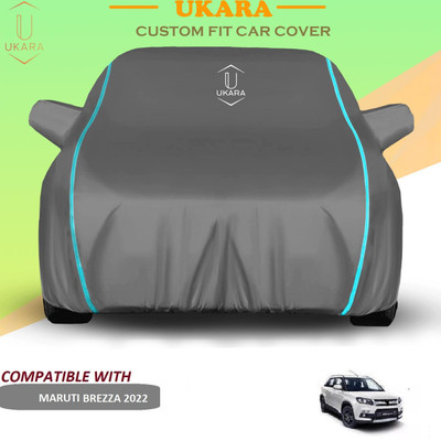 Ukara Car Cover For Maruti Vitara Brezza (With Mirror Pockets)(Grey)