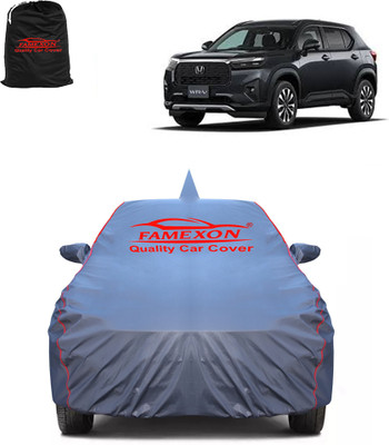 FAMEXON Car Cover For Honda WR-V (With Mirror Pockets)(Grey)