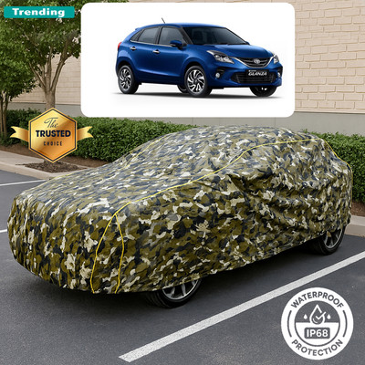 PAGORA Car Cover For Toyota Glanza G CVT Petrol (With Mirror Pockets)(Multicolor)