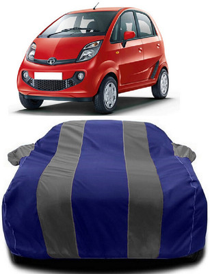 Autoprime Car Cover For Tata Nano XT (With Mirror Pockets)(Grey, Blue)