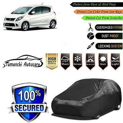 Tamanchi Autocare Car Cover For Maruti Universal For Car(Black)