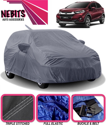 NEBITS Car Cover For Honda WR-V (With Mirror Pockets)(Grey)