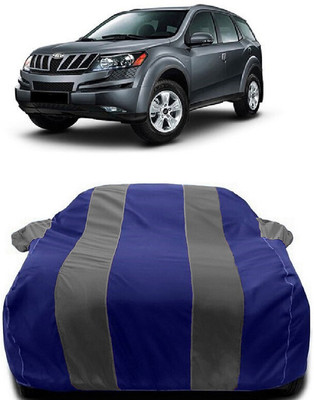 Autoprime Car Cover For Mahindra XUV500 W8 2WD (With Mirror Pockets)(Grey, Blue)