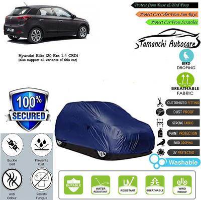 Tamanchi Autocare Car Cover For Hyundai Elite i20 Era 1.4 CRDi(Blue)