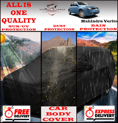 Tamanchi Autocare Car Cover For Mahindra Verito(Black)