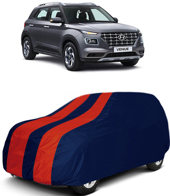 MoTRoX Car Cover For Hyundai Venue (Without Mirror Pockets)(Red, Blue)