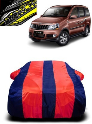 FRONCH Car Cover For Mahindra Xylo (With Mirror Pockets)(Red, Blue)