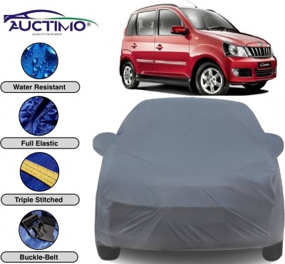 AUCTIMO Car Cover For Mahindra Quanto (With Mirror Pockets)(Grey)