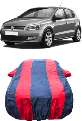 Wegather Car Cover For Volkswagen Polo 1.2 TDI (With Mirror Pockets)(Red)
