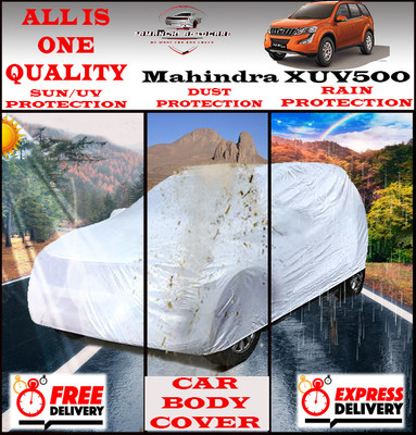 Tamanchi Autocare Car Cover For Mahindra XUV 500(Silver)