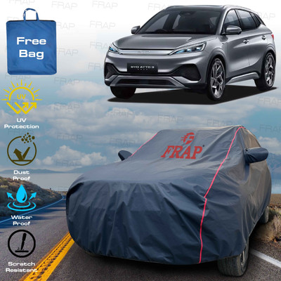 Frap Car Cover For BYD ATTO 3 (With Mirror Pockets)(Blue, Red, For 2022, 2023, 2024, 2025 Models)