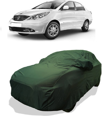 Coxtor Car Cover For Nissan Manza (With Mirror Pockets)(Green)