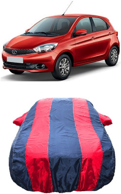 Wegather Car Cover For Tata Tiago 1.2 Revotron XM (With Mirror Pockets)(Red)