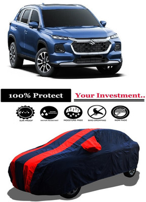Amexride Car Cover For Maruti Suzuki Grand Vitara (With Mirror Pockets)(Red)