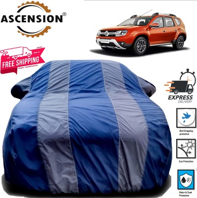 Ascension Car Cover For Renault Duster (With Mirror Pockets)(Grey, Blue)