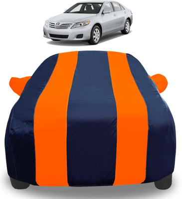 Amanzo Car Cover For Toyota Camry (With Mirror Pockets)(Orange)