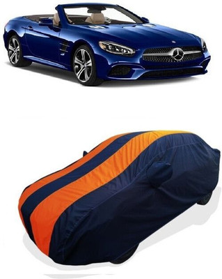 QLAX Car Cover For Maruti SL-Class (With Mirror Pockets)(Orange)