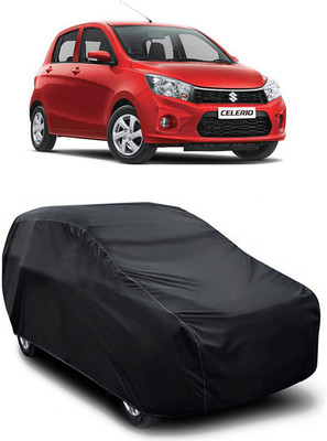 MoTRoX Car Cover For Maruti Suzuki Celerio (Without Mirror Pockets)(Black)