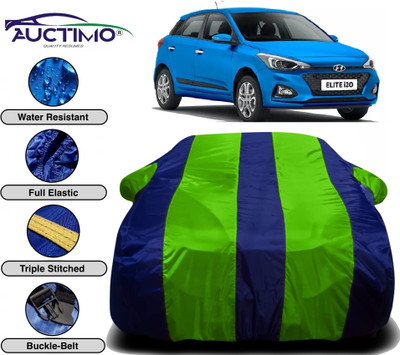 AUCTIMO Car Cover For Hyundai Elite i20 (With Mirror Pockets)(Multicolor)