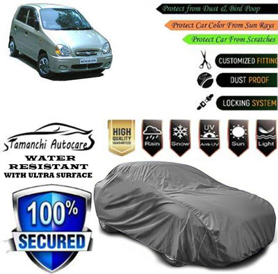 Tamanchi Autocare Car Cover For Hyundai Santro LS ZIP DRIVE(Grey)