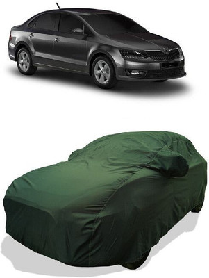 QLAX Car Cover For Maruti Rapid 1.6 MPI AT Style (With Mirror Pockets)(Green)
