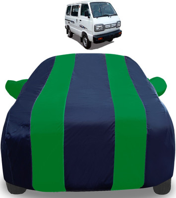 Auto Hub Car Cover For Maruti Omni (With Mirror Pockets)(Green)