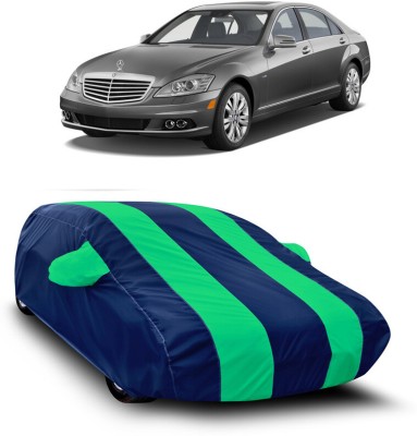 Genipap Car Cover For Mercedes Benz S300 (With Mirror Pockets)(Blue, Green)