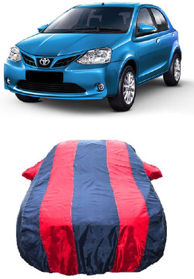 Wegather Car Cover For Toyota Etios Liva JD(Red)