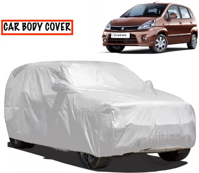 Swarish Car Cover For Maruti Suzuki Zen Estilo (With Mirror Pockets)(Silver)