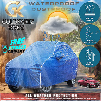 Tamanchi Autocare Car Cover For Kia Picanto (With Mirror Pockets)(Blue)