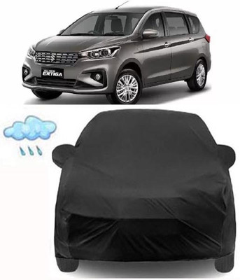Aoriyon Car Cover For Maruti Suzuki Ertiga (With Mirror Pockets)(Black)