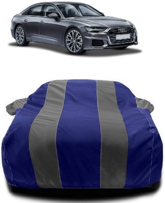 Autoprime Car Cover For Audi A6 45 TFSI Premium Plus Petrol (With Mirror Pockets)(Grey, Blue)