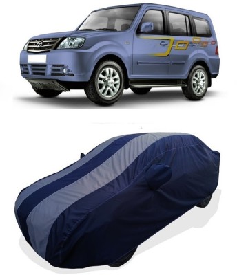 Coxtor Car Cover For Tata Sumo Grande (With Mirror Pockets)(Grey)