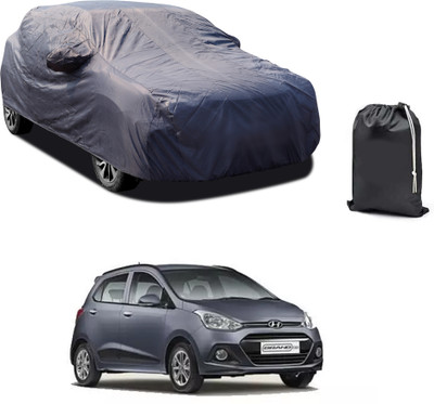 PAGORA Car Cover For Hyundai Grand i10 (With Mirror Pockets)(Grey)