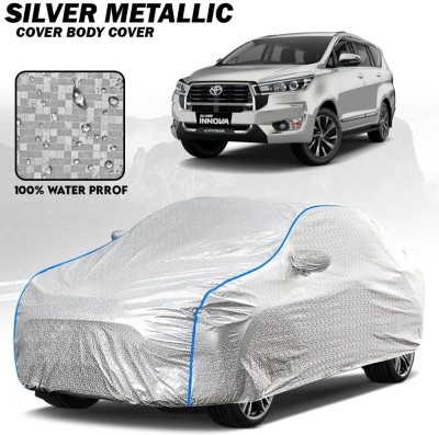 xodi Car Cover For Toyota Innova, Innova Hycross, Innova Crysta, Universal For Car (With Mirror Pockets)(Silver, Blue, For 2008, 2009, 2010, 2011, 2012, 2013, 2014, 2015, 2016, 2017, 2018, 2019, 2020, 2021, 2022, 2023 Models)