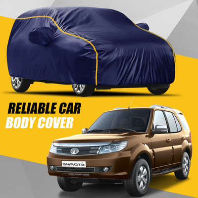 AXLOZ Car Cover For Tata Safari Storme (With Mirror Pockets)(Multicolor)