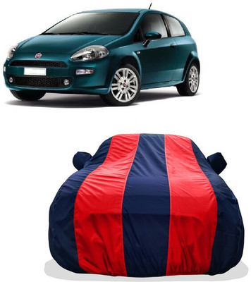 Tricway Car Cover For Fiat Punto Nsplit (With Mirror Pockets)(Red)