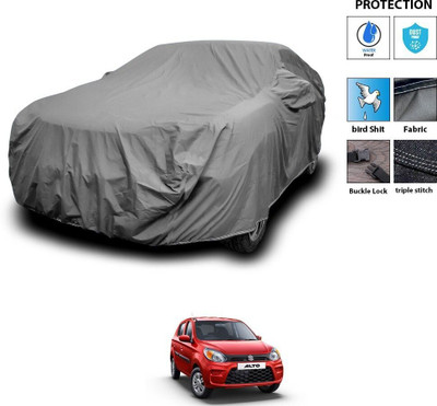 CODOKI Car Cover For Maruti Suzuki Alto K10 (With Mirror Pockets)(Grey)