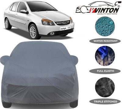 V VINTON Car Cover For Tata Indigo CS (With Mirror Pockets)(Grey)