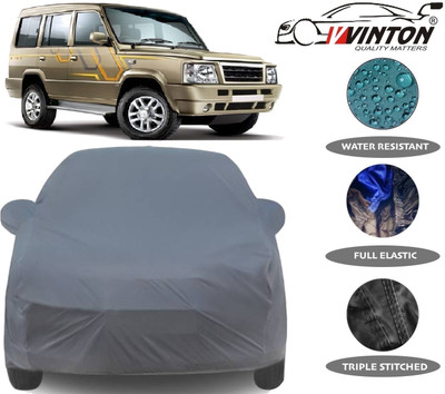 V VINTON Car Cover For Tata Sumo Gold (With Mirror Pockets)(Grey)
