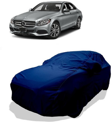 Coxtor Car Cover For Mercedes Benz C-Class Progressive C 220d Diesel (With Mirror Pockets)(Green)