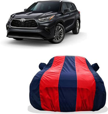 Tricway Car Cover For Toyota Highlander (With Mirror Pockets)(Red)