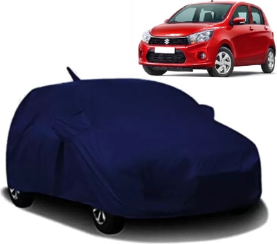 S Shine Max Car Cover For Maruti Suzuki Celerio (With Mirror Pockets)(Blue)